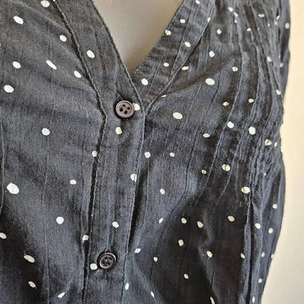 Paige Polka Dot Button Down Long Sleeved Top - Picture 2 of 6